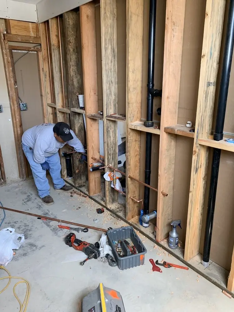 Commercial rough-in plumbing for Gas Line Repair in West Carrollton